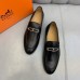 Hermes Men's Colette Loafers In Noir Calfskin Hermes Men's Colette Loafers In Noir Calfskin