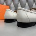 Hermes Men's Colette Loafers In White Calfskin Hermes Men's Colette Loafers In White Calfskin