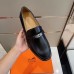 Hermes Men's Destin Loafers In Noir Calfskin Hermes Men's Destin Loafers In Noir Calfskin