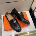 Hermes Men's Destin Loafers In Noir Calfskin Hermes Men's Destin Loafers In Noir Calfskin