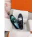 Hermes Women's Royal Loafers in Multicolor Suede Leather