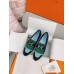 Hermes Women's Royal Loafers in Multicolor Suede Leather