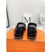 Hermes Women's Faubourg Loafers in Black Leather