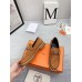 Hermes Women's Faubourg Loafers in Brown Suede Leather