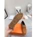 Hermes Women's Faubourg Loafers in Brown Suede Leather