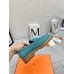 Hermes Women's Faubourg Loafers in Blue Suede Leather