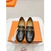 Hermes Women's Colette Loafers in Black Leather Hermes Women's Colette Loafers in Black Leather
