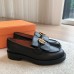 Hermes Women's Impact Loafers in Black Leather