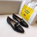 Hermes Pegase Ballerina Flats In Black Calfskin Hermes Pegase Ballerina Flats In Black Calfskin