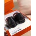 Hermes Women's Paris Loafers In Black Goatskin