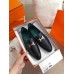 Hermes Women's Paris Loafers In Noir Goatskin