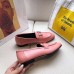 Hermes Women's Paris Loafers In Pink Goatskin