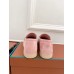 Loro Piana Women's Summer Charms Walk Loafers in Pink Suede Leather Loro Piana Women's Summer Charms Walk Loafers in Pink Suede Leather