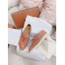 Loro Piana Women's Summer Charms Walk Loafers in Sorbet Pink Suede Leather Loro Piana Women's Summer Charms Walk Loafers in Sorbet Pink Suede Leather