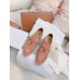 Loro Piana Women's Summer Charms Walk Loafers in Sorbet Pink Suede Leather Loro Piana Women's Summer Charms Walk Loafers in Sorbet Pink Suede Leather