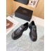 Prada Women's Double Chocolate Loafers in Black Leather Prada Women's Double Chocolate Loafers in Black Leather