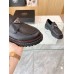 Prada Women's Double Chocolate Loafers in Black Leather Prada Women's Double Chocolate Loafers in Black Leather