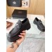 Prada Women's Double Chocolate Loafers in Black Leather Prada Women's Double Chocolate Loafers in Black Leather