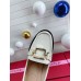 Roger Vivier Metal Buckle Morsetto Loafers in White Patent Leather Roger Vivier Metal Buckle Morsetto Loafers in White Patent Leather