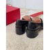 Roger Vivier Viv' Rangers Metal Buckle Loafers in Black Leather Roger Vivier Viv' Rangers Metal Buckle Loafers in Black Leather