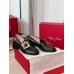 Roger Vivier Viv' Rangers Metal Buckle Loafers in Black Leather Roger Vivier Viv' Rangers Metal Buckle Loafers in Black Leather