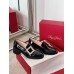 Roger Vivier Viv' Rangers Strass Buckle Loafers in Black Patent Leather Roger Vivier Viv' Rangers Strass Buckle Loafers in Black Patent Leather