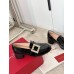 Roger Vivier Viv' Rangers Strass Buckle Loafers in Black Patent Leather Roger Vivier Viv' Rangers Strass Buckle Loafers in Black Patent Leather
