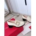 Roger Vivier Viv' Rangers Strass Buckle Loafers in White Patent Leather