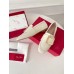 Roger Vivier Soft Metal Buckle Loafers in White Leather