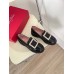 Roger Vivier Viv' Rangers Strass Loafers In Black Patent Leather