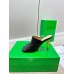 Bottega Veneta Knot Mules 90mm In Black Lambskin