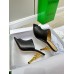 Bottega Veneta Knot Mules 90mm In Black Lambskin