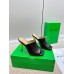 Bottega Veneta Knot Mules 90mm In Black Lambskin
