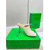 Bottega Veneta Knot Mules 90mm In White Lambskin Bottega Veneta Knot Mules 90mm In White Lambskin