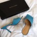 Bottega Veneta Stretch Mules 90mm In Blue Lambskin Bottega Veneta Stretch Mules 90mm In Blue Lambskin