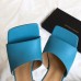 Bottega Veneta Stretch Mules 90mm In Blue Lambskin Bottega Veneta Stretch Mules 90mm In Blue Lambskin