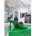 Bottega Veneta Stretch Mules 90mm In Green Lambskin