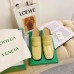 Bottega Veneta Mules In Butter Crocodile Embossed Leather Bottega Veneta Mules In Butter Crocodile Embossed Leather