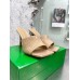Bottega Veneta Stretch Mules 90mm In Beige Patent Leather Bottega Veneta Stretch Mules 90mm In Beige Patent Leather