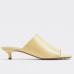 Bottega Veneta Stretch Mules 40mm In Beige Lambskin Bottega Veneta Stretch Mules 40mm In Beige Lambskin