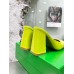 Bottega Veneta Tower Mules In Yellow Patent Calfskin