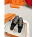 Hermes Esmee Mules in Black Calfskin