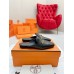 Hermes Esmee Mules in Black Calfskin
