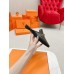 Hermes Esmee Mules in Black Calfskin