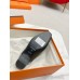 Hermes Esmee Mules in Black Calfskin