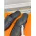 Hermes Groupie Mules in Black Calfskin