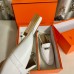 Hermes Women's Oz Mules in White Leather Hermes Women's Oz Mules in White Leather