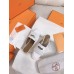 Hermes Women's Oz Mules with Fringed in White Leather