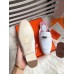Hermes Oz Mules In White Calfskin