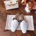 Hermes Tangeria Mules In White Calfskin Hermes Tangeria Mules In White Calfskin